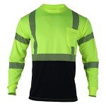 High Visibility Reflective Long Sleeve Safety Shirts