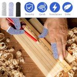 24 Pack Reusable Finger Guards for Cutting and Crafts
