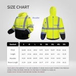 Men's Class 3 Hi Vis Reflective Safety Hoodie