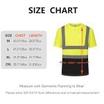 High Visibility Quick-Dry Safety T-Shirt with Strips