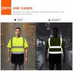 High Visibility Quick-Dry Safety T-Shirt with Strips