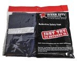 Blue Safety Vest with Reflective Stripe – MCR Safety