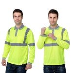 High Visibility Reflective Safety Long Sleeve Shirt