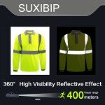 High Visibility Reflective Safety Long Sleeve Shirt