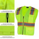 High Visibility Reflective Safety Vest for Men