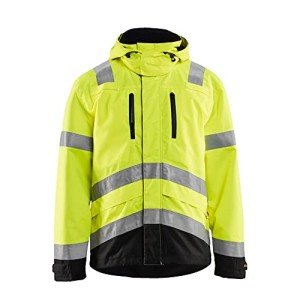 Men's Hi-Vis Windproof Reflective Safety Jacket, Yellow
