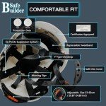 Lightweight Adjustable Safety Helmet with Visor