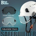 Lightweight Adjustable Safety Helmet with Visor