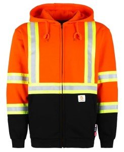High Visibility Flame Resistant Hooded Sweatshirt