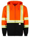 High Visibility Flame Resistant Hooded Sweatshirt