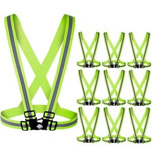 High Visibility Safety Vest - 10 Pack (Yellow)