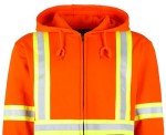 High Visibility Flame Resistant Hooded Sweatshirt
