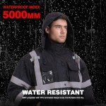 Men's High Visibility Waterproof Safety Jacket - 2XL