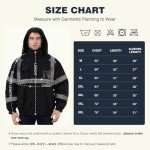 Men's High Visibility Waterproof Safety Jacket - 2XL