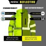 High Visibility Reflective Hoodie for Men