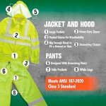 Hi-Vis Waterproof Rain Suit for All Ages