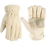 Durable Leather Work Gloves for Outdoor Tasks