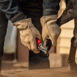 Durable Leather Work Gloves for Outdoor Tasks