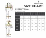 Hi-Vis Cotton Coverall with Leg Zipper - Medium