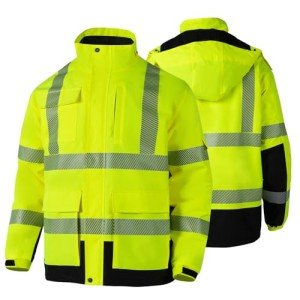 FONIRRA Waterproof Hi-Vis Safety Jacket for Men