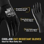 Cut Resistant Fishing Gloves with Touchscreen Grip