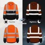 High Visibility Reflective Hoodie for Safety
