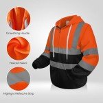High Visibility Reflective Hoodie for Safety