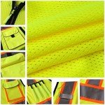 Women’s Hi-Vis Reflective Safety Vest with Pockets