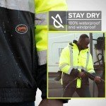 Men's 5-in-1 Waterproof Hi-Vis Safety Jacket