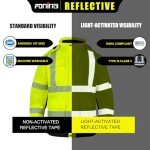 FONIRRA Waterproof Hi-Vis Safety Jacket for Men