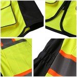 Women’s Hi-Vis Reflective Safety Vest with Pockets
