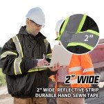 High Visibility Reflective Waterproof Safety Jacket