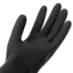Pomex Natural Latex Chemical Resistant Work Gloves