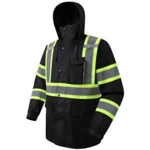 Hi-Vis Waterproof Safety Rain Jacket for All