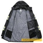 Hi-Vis Waterproof Safety Rain Jacket for All