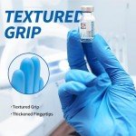 Blue Powder-Free Disposable Vinyl Exam Gloves (100)