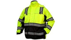 Pyramex Hi-Vis Lime 3-in-1 Safety Parka