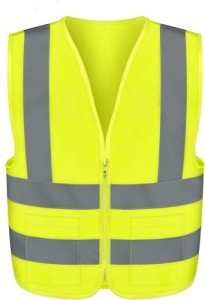 High Visibility Reflective Safety Vest with Pockets