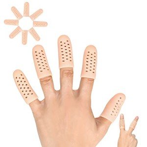 14 PCS Gel Finger Cots for Protection and Support