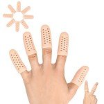 14 PCS Gel Finger Cots for Protection and Support
