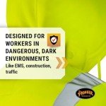 High Visibility Reflective Safety Hoodie - Orange/Green