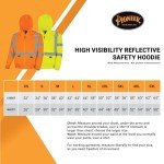 High Visibility Reflective Safety Hoodie - Orange/Green