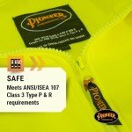 High Visibility Reflective Safety Hoodie - Orange/Green