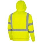 High Visibility Reflective Safety Hoodie - Orange/Green