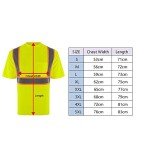 Hi Vis Reflective Safety Shirt for Work 2XL