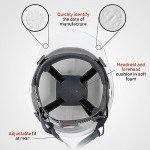 20-Pack Adjustable Hard Hats with Cotton Brow Pad