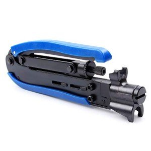Coax Cable Compression Tool for RG6 RG11 RG59