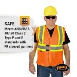 Hi-Vis Flame Resistant Safety Vest - Orange