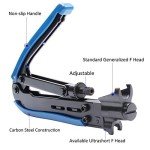 Coax Cable Compression Tool for RG6 RG11 RG59
