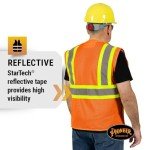 Hi-Vis Flame Resistant Safety Vest - Orange